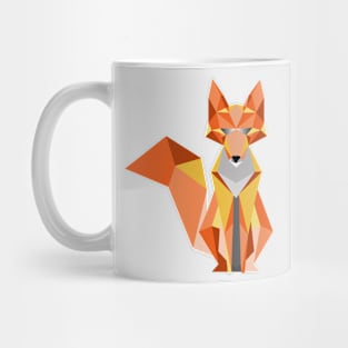 Triangle Fox Mug